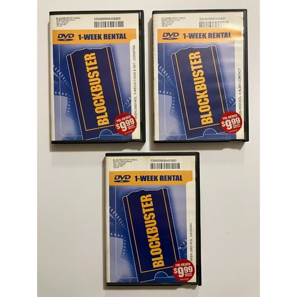 Taken Alien Abduction Blockbuster Rental Cases Vol. 3 4 5 6 DVD - Picture 1 of 11